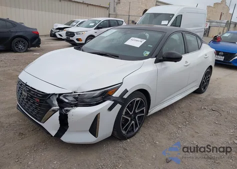 2025 Nissan Sentra Sr из США, поврежденный, VIN 3N1AB8DV7SY260717